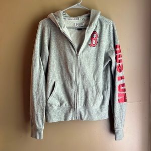 PINK Victoria Secret Boston Red Sox zip sweater